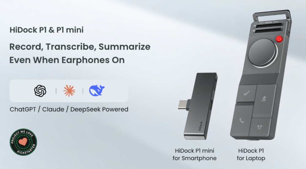 Диктофон HiDock P1