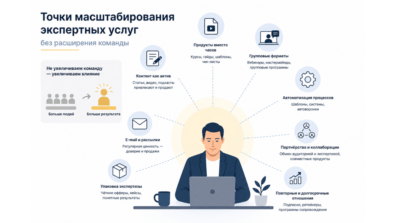 точки масштабирования